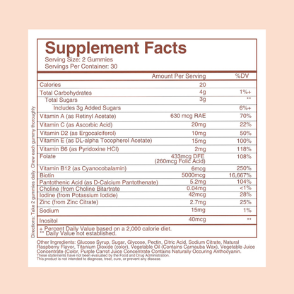 Evolen Hair Growth Gummies